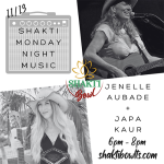 Japa Kaur and Jenelle Aubade and Shakti Live Music Mondays Todos Santos Nov 13